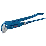 Bosch plumbing corner pipe wrench 45 degrees  Professional 420Mm S-Jaw / water pump pliers Blue gripping jaw position degr 1600A02W3T