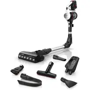 Bosch Unlimited 7 Bss711W  upright vacuum cleaner White/Black Putekļu sūcējs