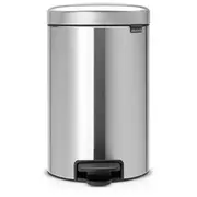 Brabantia atkritumu tvertne ar pedāli Newicon  12 l Matt Steel 113604