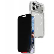 Care by Panzerglass Flagship Privacy 3W1 etuiszklo prywatyzujacelens iPhone 17 Pro Max  Cr34911 5715685027444 maciņš apvalks mobilajam telefonam
