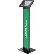 Compulocks Galaxy Tab A9 Apex Enclosure Brandable Floor Stand Black  22.1 cm 8.7 Samsung 2023 Sm-X110 Sm-X115 140B87Gapx9B Planšetes aksesuāri