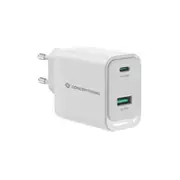 Conceptronic Ladegerat 2Port  45W 1Xusb-C 1Xusb-A weis Althea20W45 Baterija