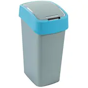 Curver Atkritumu spainis Flip Bin 45L sudraba/zils 0802172734  3253922172158 Crv217818 Cur000177 atkritumu tvertne
