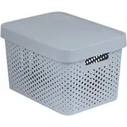 Curver Kaste caurumota ar vaku Infinity Recycled 17L 36X27X22Cm peleka 0804742099  3253924742182 229168 Crv229168