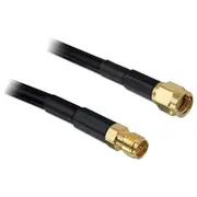 Delock Antenna Cable Rp-Sma Plug  Jack Cfd200 2 m Low Loss 88430 kabelis vads