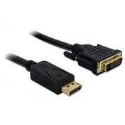 Delock Cable Displayport  Dvi 241 m/m 2M De 82591 kabelis video audio