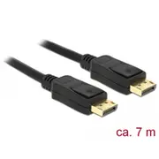 Delock Displayport cable - 7M black 84860  De kabelis video audio
