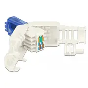 Delock plug Cat.6A tool-free 2X  86417 kabelis vads