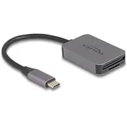 Delock Usb Type-C Card Reader im Aluminium Gehuse fur Sd oa.  91009 karšu lasītājs