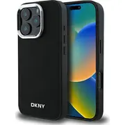 Dkny Dkhmp16Lpscmclk iPhone 16 Pro 6.3AposApos czarny/black hardcase Plain Silver Logo Magsafe 14140321 3666339333249  Joinedit68100769 maciņš apvalks mobilajam telefonam