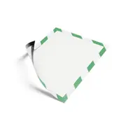 Durable Duraframe Magnetic Security A4 5St grun/weis  4945131