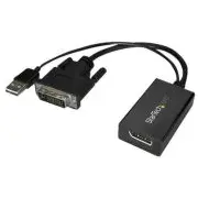 Dvi auf Displayport Adapter mit Usb Power - 1920 x 1200 Dvi2Dp2  kabelis vads