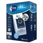 Electrolux Classic Long Performance Vacuum Cleaner Bags E201Sm s-bag Number of bags 12  White 251090636 900 168 481 9001684811 - S-Bag Longperformance Megapack aksesuārs putekļsūcējam