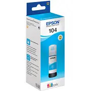 Epson Ecotank cyan T 104 65 ml  00P2 C13T00P240 8715946655819 kārtridžs