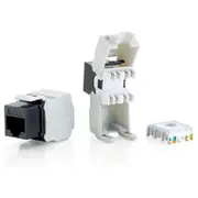 Equip  Keystone Jack ungeschirmt Cat.6 Anschluss 8Er Set Polybeutel 769211 adapteris