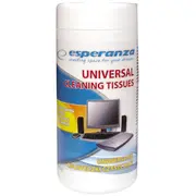 Esperanza Es105 Universal Wet Wipes 100 pcs  5905784766782 E5905784766782 biroja tehnikas aksesuāri
