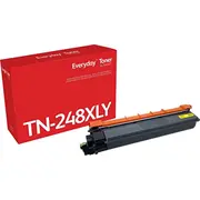 Everyday - High Yield yellow compatible toner cartridge Alternative for Brother Tn-248Xly Green World Alliance return program  006R04878