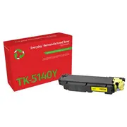 Everyday - yellow compatible remanufactured toner cartridge Alternative for Kyocera Tk-5140Y Green World Alliance return program  006R04803
