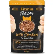 Fitmin  For life saszetka fileciki z kurczakiem w sosie dla kotow 85G Vat009125 8595237015177 Joinedit41666667 kaķu barība