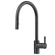 Franke Eos Neo Pullout kitchen tap standing black 115.0613.671  7612985820479 Pull-Out Spray Czarna stal szlachetna jaucējkrāns