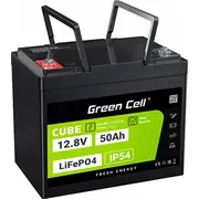 Green Cell Cube Akumulator Lifepo4 50Ah 12.8V 640Wh Litowo-Zelazowo-Fosforanowy do Kampera  Wozka golfowego Elektrowni wiatrowej Lfpgc12V50Ah 5904326374867 Joinedit74574923