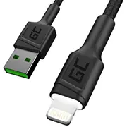 Green Cell Set of 3X Apple Lightning Fast Charging Cable with White Led Backlight 2M  Kabgcset06 Usb kabelis