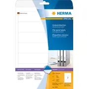 Herma Etykiety Special na segregatory  A4 biale papier matowy nieprzejrzysty 175 szt. zaokraglone narozniki. 5090 4008705050906 Joinedit16637133