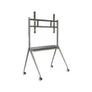 Hikvision soporte con ruedas para pantalla interactiva de 55/65/75 max 85 kg. / gris plata 321200047 Ds-D5Abky2-S  Ds D5Abky2 S