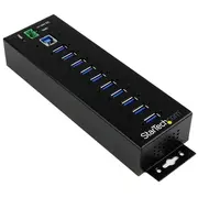 Hub Usb Startech 10Pt Ind. Usb3 Hub/Ext Power Adptr Esd 350W Surge P  Hb30A10Ame centrmezgli