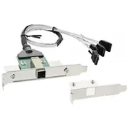 Inline Sas Hd Bracket z Kabel zewn. Sff-8644 - wewn. 4X Sata 0.5M 27659B  aksesuārs datorkorpusiem