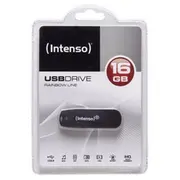 Intenso Rainbow Line 3502470 16Gb Usb 2.0 black color  Flash atmiņa