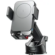 Joyroom Jr-Zs241S car mount with inductive charger for dashboard - black  6941237127402 Mobilo telefonu turētāji