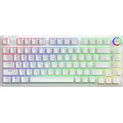 Klaviatūra Savio Wireless Mechanical Phenix White 75 Outemu Yellow Pro 5901986049302  Gat Savgk-Phenix klaviatūra