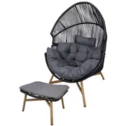 Kresls atputas ar kajas atbalstu 48X63X37.5Cm/98X100X142Cm 9137864 4750959137864  Joinedit70584073 Dārza mēbeles