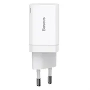 Ladowarka sieciowa Baseus Super Si Pro Quick Charger Usb  Usb-C 30W Biala 6953156206359 Bsu2902Wht