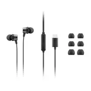 Lenovo Usb-C Wired In-Ear Headphones With inline control Black  4Xd1J77351 austiņas