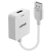 Lindy - Video- / Audiokabel Hdmi  Gleichstromstecker 3 5 x 1 35 mm W bis Displayport M 9.5 cm weiß 4002888383035 38303