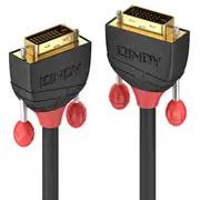 Lindy Dvi-D Dual Link Kabel Black Line 1M  36251 kabelis vads