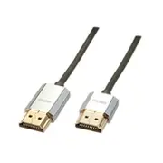 Lindy Hdmi High Speed A/D Kabel Slim Cromo 3M Ethernet  41678 kabelis vads