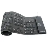 Logilink flexible Tastatur black  Id0019 Id0019A klaviatūra