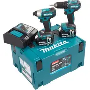 Makita. Zes. Combo 18V Dhp487Dtd157 2X2 0Ah Dlx2414Aj 