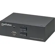 Manhattan 153546 Przelacznik Kvm Displayport/Usb 2X1 4K 60Hz  komutators