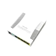 Mikrotik Cloud Router Switch Rb260Gsp 1000 Mbit/S  Ethernet Lan Rj-45 ports 5 Desktop Css106 1G 4P 1S Mt Css106-1G-4P-1S Rūteris