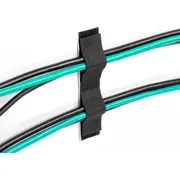 Organizer Delock Uchwyt kablowy z rzepem L 110 mm x B 20 czarny 19098 4043619190980  Joinedit63607397