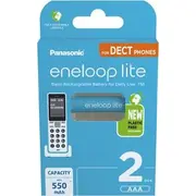 Panasonic Eneloop Lite 2X Micro Aaa 550Mah Dect  Bk 4Lcce/2De 214426 52361162 Bk-4Lcce/2Cp Baterija
