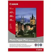 Paper Canon Sg201 Photo Plus Semi-Glossy  260G A3 20Sheets 1686B032 foto papīrs