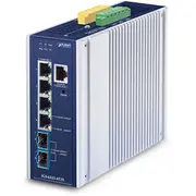 Planet Ip30 Industrial L3 4-Port Zarzadzany 2.5G Ethernet 100/1000/2500 Aluminium  Niebieski Igs-6325-4T2X 4711605286879 Joinedit72882750 komutators
