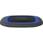 Realpower Freecharger-10 schw./blau  wireless Ladestation Qi 257640