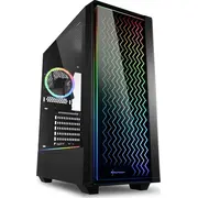 Sharkoon Rgb Lit 200  4044951028160 Datora korpuss