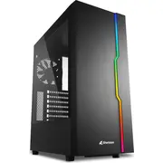 Sharkoon Rgb Slider White  tower case 4044951032006 Datora korpuss